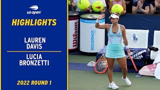 Lauren Davis vs. Lucia Bronzetti Highlights | 2022 US Open Round 1