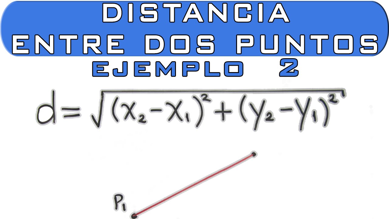 Distancia Entre Dos Puntos Ejemplo 2 - YouTube