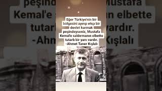 AHMET TANER KIŞLALI ESKİLERDEN KALMA BİR SÖZÜ EĞER TÜRKİYENİN BİR BÖLGESİNİ AYIRIP..#eskilerden#aile