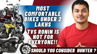 CB350 Hness Hunter 350 Ronin | Most comfortable bikes under 2 lakhs