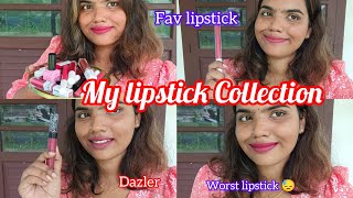 ഇത്രേം variety നിങ്ങൾ അവിടേം കണ്ടുകാണില്ല / My lipstick Collection 🖤🌸❤️