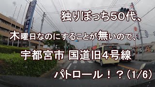 独りぼっち５０代、木曜日なのにすることが無いので、宇都宮市 国道旧４号線 パトロール！？（1/6）