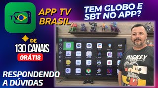 APP TV BRASIL + de 130 CANAIS GRÁTIS | RESPONDENDO a DÚVIDAS | TEM GLOBO e SBT?