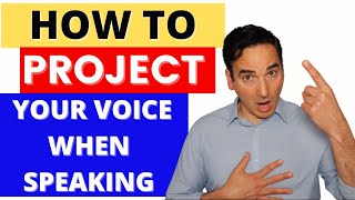 How to project your speaking voice  | Techniques to speak from diaphragm & Vocal Projection