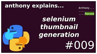 how I use selenium + html/css to make thumbnails (intermediate) anthony explains #009
