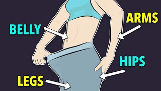 ARMS + BELLY + LEGS + HIPS - 4 IN 1 FAT LOSS WORKOUT