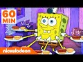 SpongeBob | SpongeBob bakt 1 UUR LANG Krabburgers! | Nickelodeon Nederlands