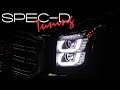 SPECDTUNING INSTALLATION VIDEO: 2015-2018 GMC YUKON/YUKON XL PROJECTOR HEADLIGHTS