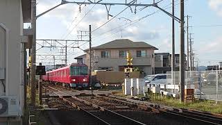 名鉄3534F+3119F 急行豊橋行き 伊奈駅到着