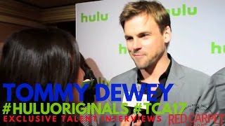 Tommy Dewey interviewed at Hulu Original Series Winter TCA Talent Event #TCA17