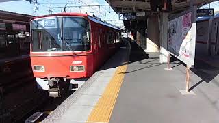 名鉄新鵜沼駅2番線　普通犬山行き発車