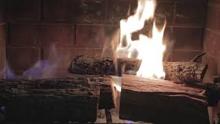 Chris Rea - Driving Home For Christmas - Log Fire Version | Christmas Fireplace