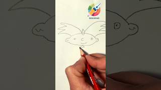 how to draw Hey Arnold #shorts #drawing #art