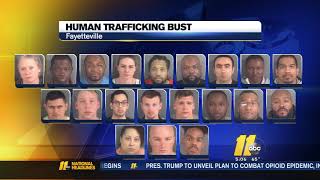 20 arrested in undercover prostitution bust in Fayetteville