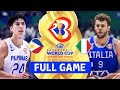 Philippines v Italy | Full Basketball Game | FIBA Basketball World Cup 2023