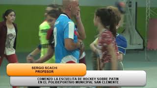 Comenzó la escuela de Hockey Sobre Patin en el Polideportivo San Clemente