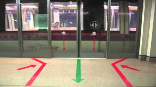 Train platform screen doors in use around the world