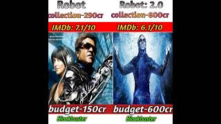 robot Vs robot 2.0 movie comparison|| Box office collection #shorts #rajanikanth #akshaykumar