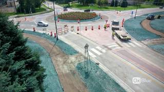 CSAH 13 (Hinton Avenue) and CSAH 22 Roundabout Construction Time Lapse