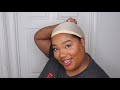 HOW TO FIT THICK  LONG  BIG HAIR UNDER A WIG!  NO CORNROWS   Tinashe Hair