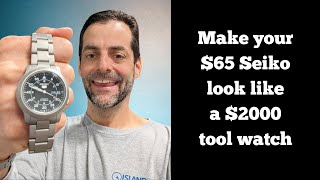 Make your $65 Seiko look like a $2000 tool watch