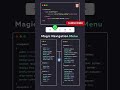 Navigation menu |css html | easy | code #viral #html #css #navbar #menu #uidesign #web