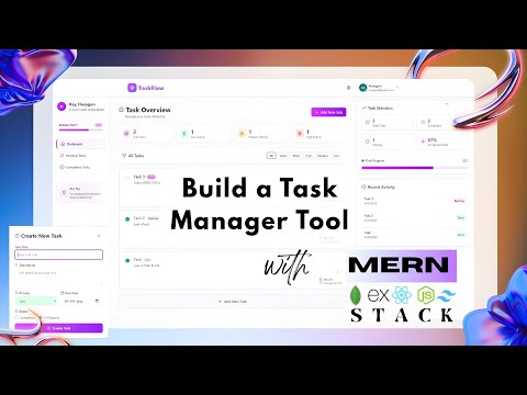 Build A Full Stack Mern Project Task Manager Tool React Js Node Js