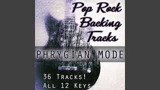 A Phrygian Mode Guitar Backing Track - Pop Rock