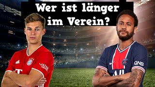 Welcher Fußballer ist länger im Verein? feat. BVB, FC Bayern, PSG - Fußball Quiz 2021