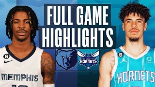 GRIZZLIES at HORNETS | FULL GAME HIGHLIGHTS | January 4, 2023