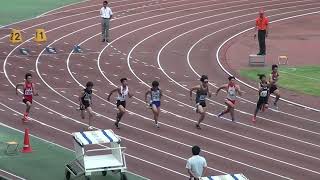 2024.08.04 岡山市総体 男子 100ｍ 予選5組