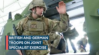 British Army specialists join German troops on exercise