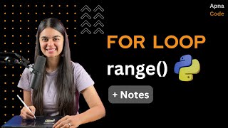 for loop in python | range() function in python | for loop in hindi | python tutorial
