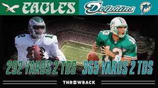Cunningham vs Marino is a Forgotten Legend Matchup! (Eagles vs. Dolphins, 1990 Week 14)