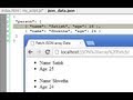 Fetch JSON Array Elements Using jQuery AJAX Method: getJSON