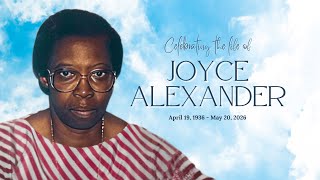 In loving memory of Joyce Alexander