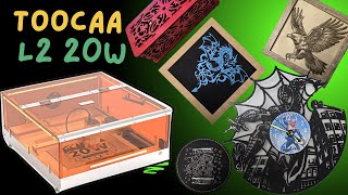 TOOCAA L2 20W Desktop Laser Engraver & Cutter Review: The Safest and Most Versatile Machine Yet!