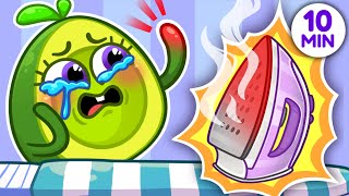 No No It's Dangerous! Learn Good Habits with Avocado Baby || Funny Stories for Kids by Pit & Penny 🥑