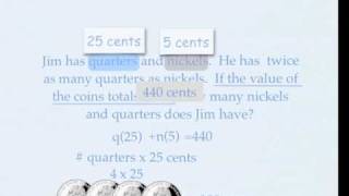 How to Solve Algebra Coin Problems