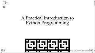 A Practical Introduction To Python Programming - Exercise 2 5 2a