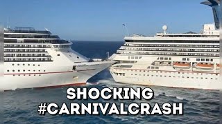Shocking | Two massive Carnival cruise ships crash into each other in Mexico