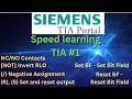 Speed learning TIA portal, Basic instructions. #1