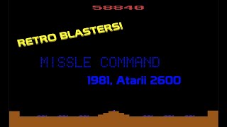 Retro Blasters! (Missile Command, Atari 2600, 1981)