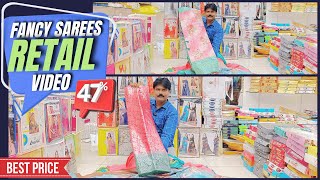 Fancy sarees Retail video | Single saree shipping | Blessing sarees | Dont miss