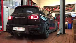 Mini F54 JCW Clubman ALL4 REMUS CATback Mit Downpipe 200 Klappenauspuff by RW Edition Sound