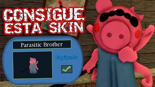 COMO TENER la SKIN (PARASITIC BROTHER) 😨 PIGGY: But NOSTALGIA ROBLOX #roblox #piggy #update