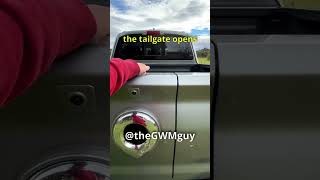 GWM Cannon Alpha Poer P05 unique feature! 60/40 split tailgate #gwm #pickup #ute #dualcab #Cannon