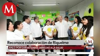 AMLO reconoce colaboración de Miguel Ángel Riquelme