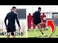 Cristiano Ronaldo Free Kick Challenge vs Al Nassr Players 🤯💥