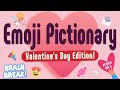 Valentine's Day Emoji Pictionary | Brain Break | Games For Kids | GoNoodle Inspired